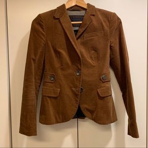 Zara Suede Tan Blazer - XS